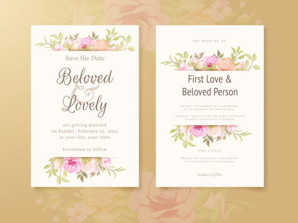 Download Wedding Invitation Card Flower Design - Invitation Collection
