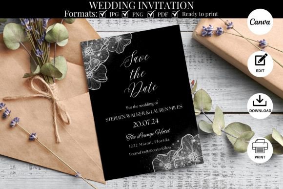 Download Save the Date Wedding Invitation - Invitation Collection